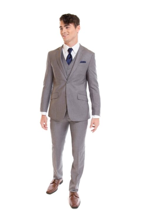 David Major Light Grey Suit