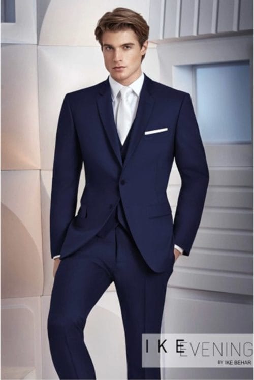 Navy Ike Behar Collin Suit