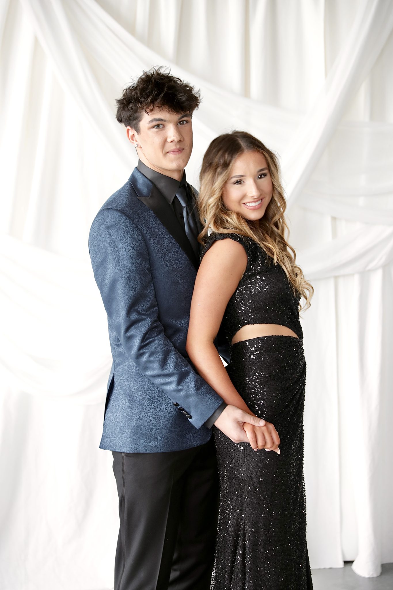 Peak Blue Paisley Dinner Jacket - Image 2