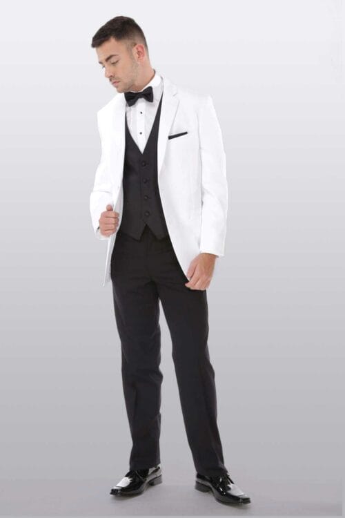 Galante Troy White Tuxedo