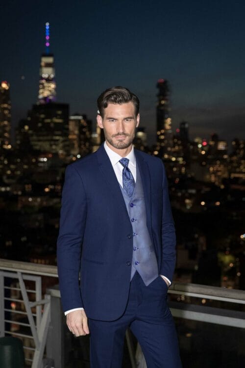 Michael Kors Blue Performance Suit