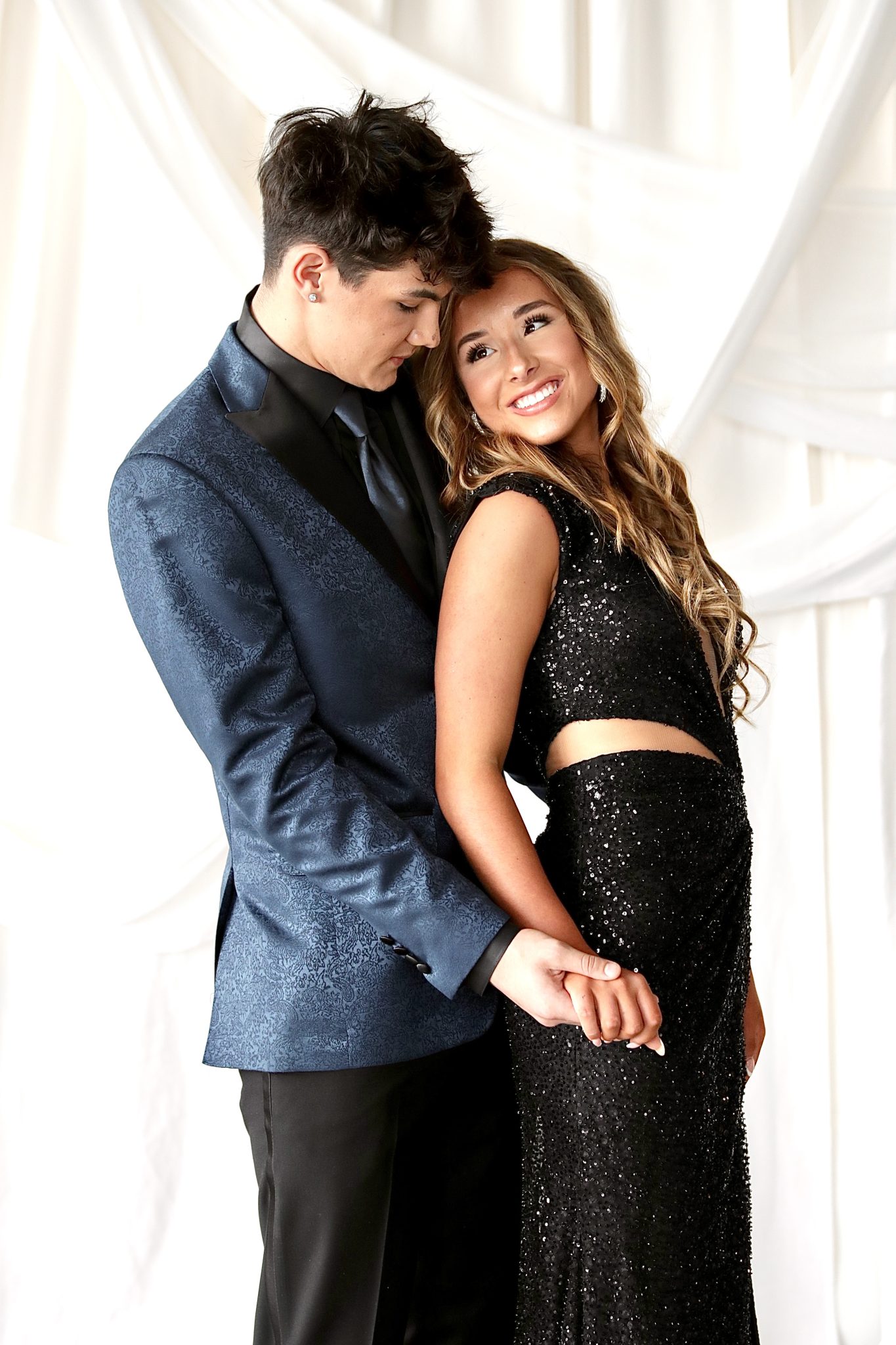 Peak Blue Paisley Dinner Jacket - Image 4